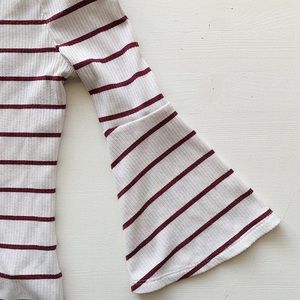 Off- the- shoulder shirt